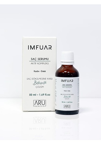 Yeni Saç Oluşumunu Destekleyen ve Saç Dökülmesini Engelleyen Saç Serumu 50 ml 63 Farklı Aktif Madde