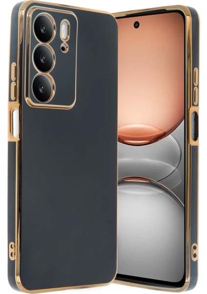 Realme C75 Kılıf Volet Bark Parlak Kenar Silikon + Ekran Koruyucu