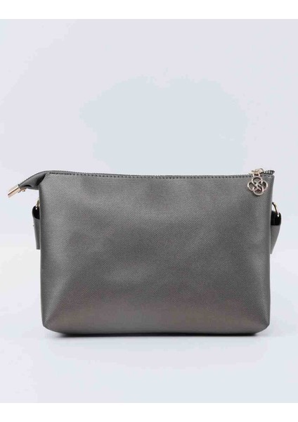 Kadın Gümüş Renk Suni Deri Çapraz Askılı Çanta modelleri