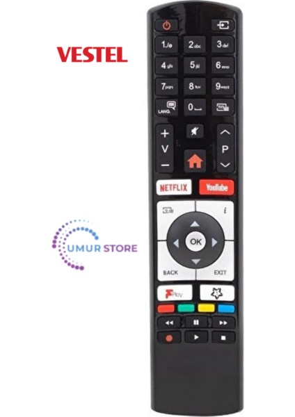 RC4319 H0362B Muadil LCD LED Tv Kumanda