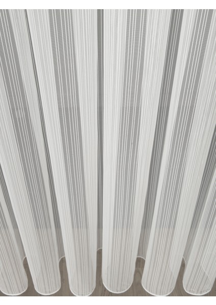 En Çok Tercih Edilen Çizgili Tül Perde – 1/3 Sık Pile – Ütü Gerektirmez