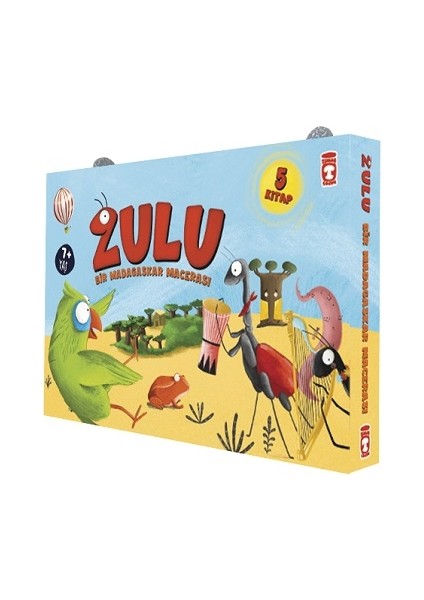 Zulu ile Bir Madagaskar Macerası - Set (5 Kitap)