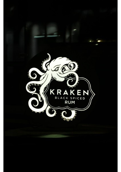 Kraken Rum Spirits Tasarımlı Dekoratif Aydınlatma