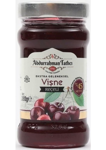 Abdurrahman Tatlıcı Vişne Reçeli 380G