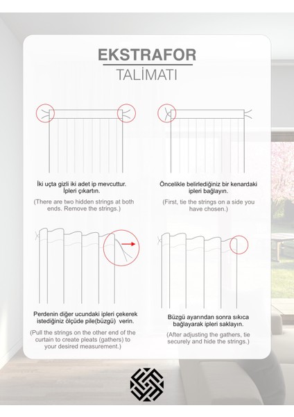 En Çok Tercih Edilen Çizgili Tül Perde – Pilesiz Ekstrafor Büzgülü – Ütü Gerektirmez indirimleri