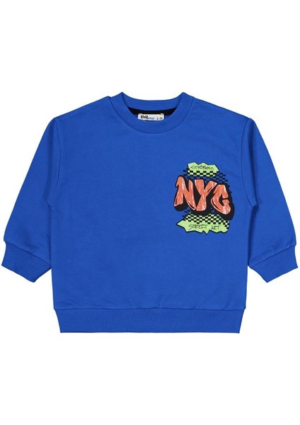 Nyc Baskılı 2-5 Yaş Eşofman Takımı - Mavi 4-5 Yaş fiyatları