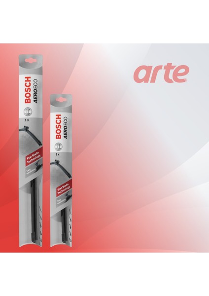 Toyota Corolla Hybrid 2019-2025 Uyumlu | Bosch Aeroeco / Flatwiper Serisi Ön Silecek |