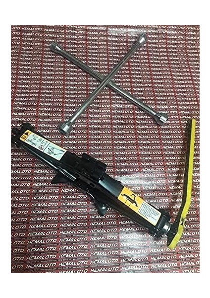 Krikosu 1.5 Ton Makas Cırcır Araç Kriko + Bijon Anahtarı