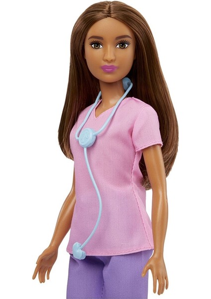 Kariyer Bebekleri - Hemşire HBW99 FWK89,HEMŞIRE Barbie Bebek