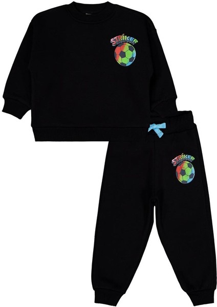 Futbol Topu Baskılı 2-5 Yaş Eşofman Takımı