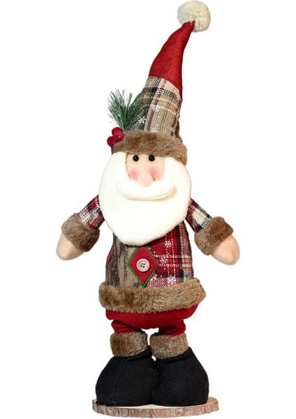 Noel Bebeği Noel Kar Taneli Ekose Dekorasyonlar (Yurt Dışından)