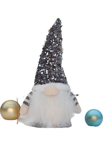 Noel Için Işıklı Rudolf Yaşlı Adam Figürü Dekorasyon Ürünleri (Yurt Dışından)