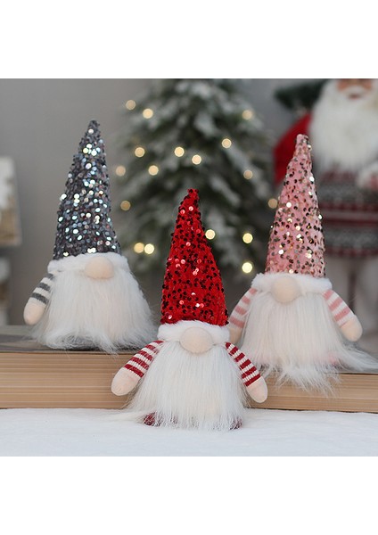 Noel Için Işıklı Rudolf Yaşlı Adam Figürü Dekorasyon Ürünleri (Yurt Dışından) modelleri