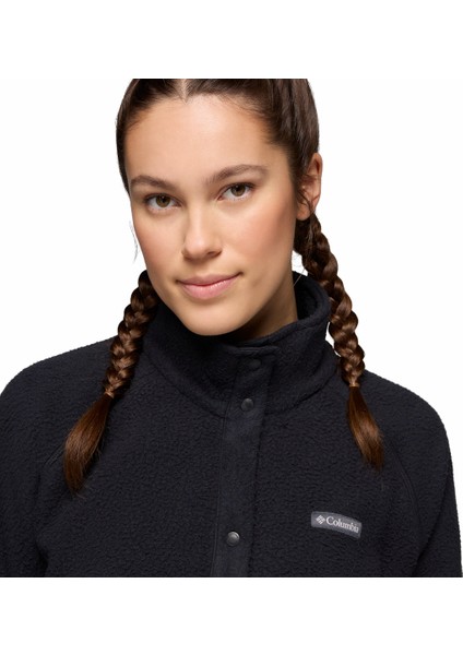 Jasper Ridge Pebbled Fleece Full Snap Kadın Polar AL5610 fırsatları