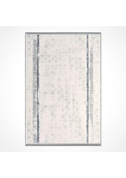 Labores Modern Gri Beyaz Polyester Kaydırmaz Makine Halısı fiyatları