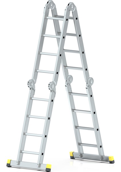 MHT- Skypratix Fonksiyonel Alüminyum Katlanır Merdiven 4x4