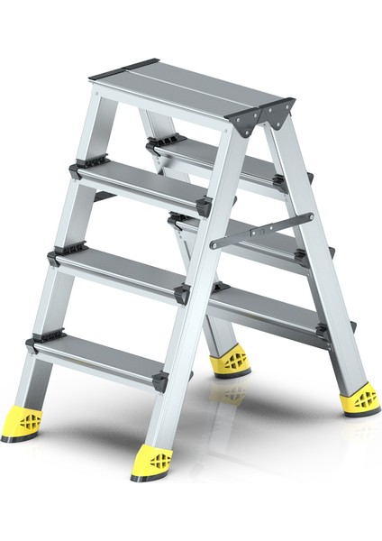 - Sky Gold Çift Taraflı Alüminyum Merdiven 4+4