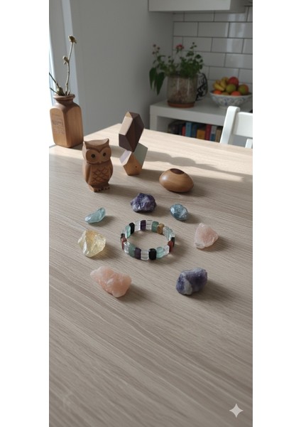 7 Çakra Doğal Taş Bileklik Rolex Model - Florit Aventurin Ametist Enerji Seti Unisex Takı fiyatları