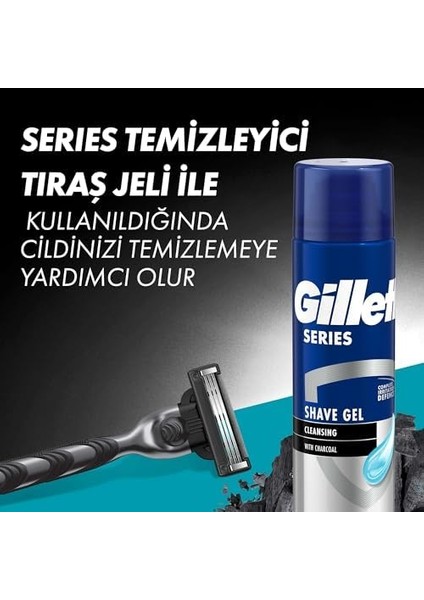 Gillette Mach3 Charcoal Yedekli Tıraş Makinesi