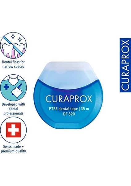 Curaprox-Df 820 Teflon Diş Ipi