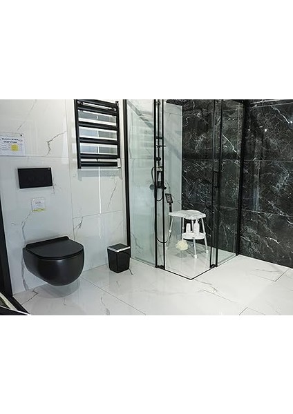 M-KV35-01 Apollo Duşlu Banyo Taburesi, Beyaz indirimleri