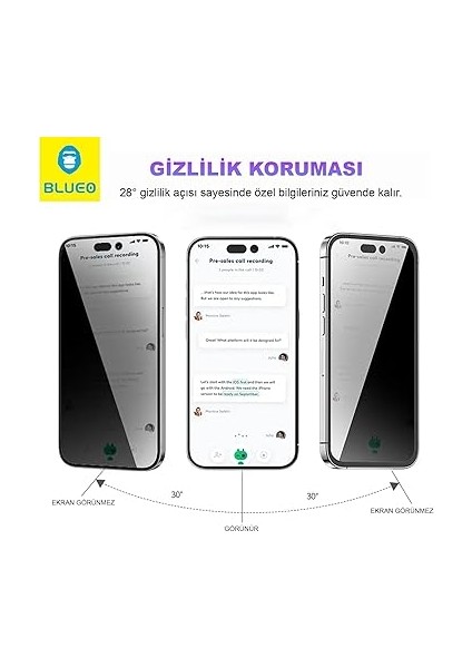 Anti-Peep Privacy iPhone 12 Uyumlu Hayalet Full Cam Ekran Koruyucu Göz Yormayan Hd Görüntü fırsatları