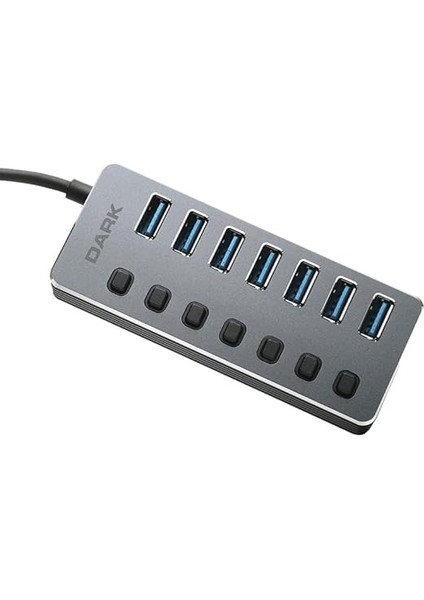 Connect Master 7+1 Hızlı Şarj Adaptörlü USB Hub, USB 3.0 modelleri