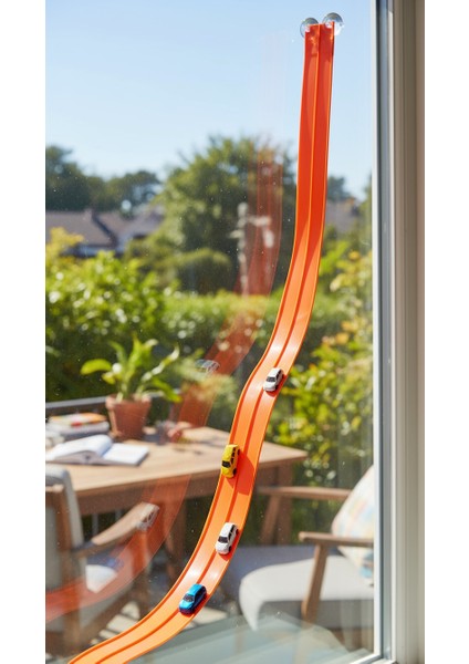 Yarış Pisti Vantuzlu 4.5 Metre 1:64 Ölçek Tüm Arabalara Uyumlu modelleri