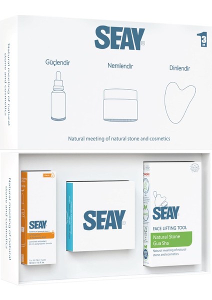 Seay Güçlendir, Nemlendir, Dinlendir Masaj ve Cilt Bakım Seti 3&apos;lü Set fiyatları