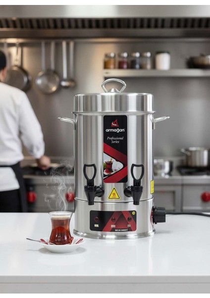 Çay Makinesi & Çay Otomatı 12 Litre 120 Bardak 2000 W