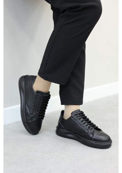 Kadın Hakiki Deri Günlük Sneaker Rahat Taban Spor Yazlık Hafif Bağcıklı Ayakkabı 934za108