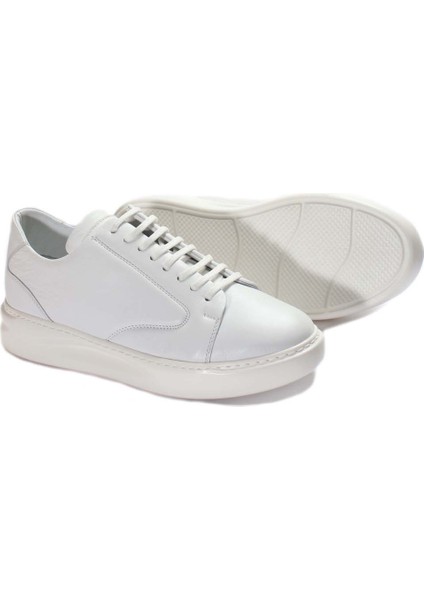 Kadın Hakiki Deri Günlük Sneaker Rahat Taban Spor Yazlık Hafif Bağcıklı Ayakkabı 934za108