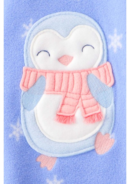 Kız Çocuk Mavi Polar Tulum modelleri