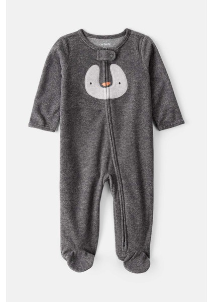 Bebek Bebek Gri Polar Tulum