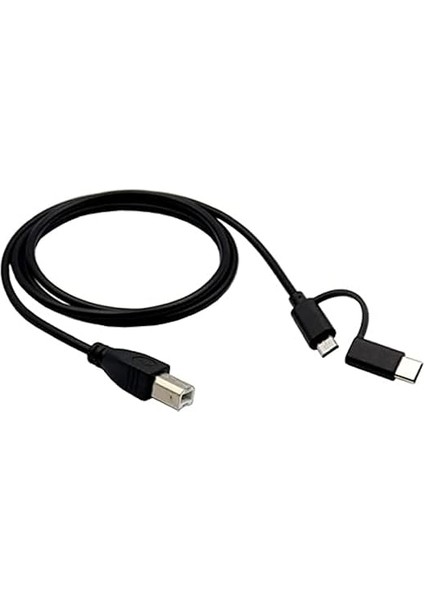 3351 Type C +Micro USB Yazıcı Printer Piyano Midi Bağlantı Kablosu Hızlı USB C USB B Midi Cihazını Müzik Kaydı/oynatma Veri Iletimi Için Bilgisayara Bağlamayı SAĞLAR(LN-3351 Type C+Micro Usb) modelleri