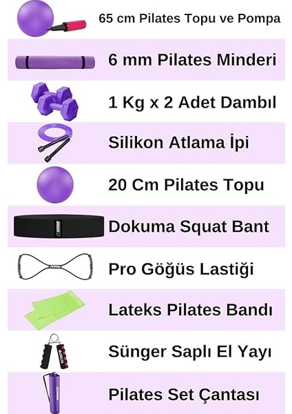 Pilates Seti Tüm Ihtiyaçlarınız Tek Sette! fiyatları