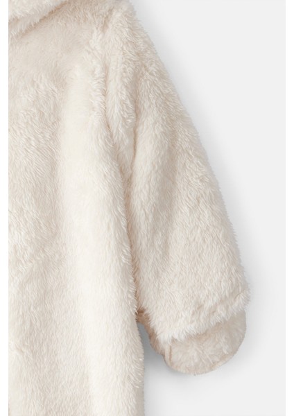 Bebek Bebek Ekru Kapüşonlu Tulum fiyatları