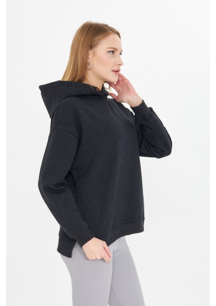 Yırtmaçlı Kapüşonlu Sweat fiyatları