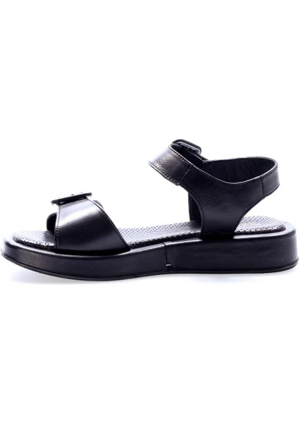 Hakiki Deri Kadın Klasik Sandalet 710ZA150