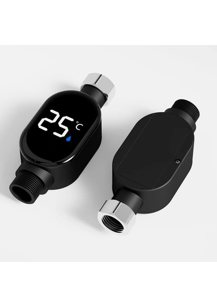 Caldo Led Ekran Siyah Banyo Duş Musluk Termometresi 3 Renk Sıcaklık Göstergesi fırsatları