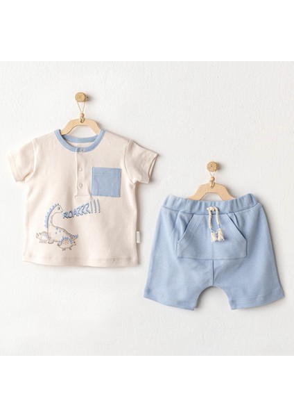 AC25915 Dino 2li Bebek Takım Blue