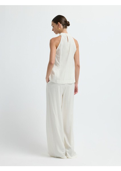 Halter Yaka Bluz Kemik 11545746000 indirimleri