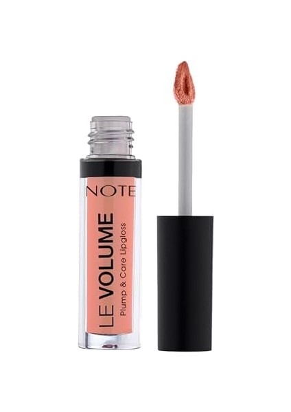 Note Le Volume Plump & Care Lipgloss 15 Peachy Drop Dudak Parlatıcısı, Nude modelleri
