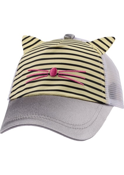 Bebe Kız Şapka (1-3 Yaş) Y8100-08 Sarı