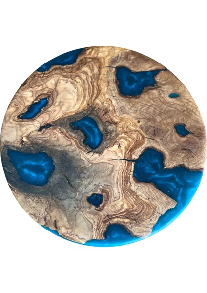 Ahşap & Epoksi 3’lü Zigon Sehpa Takımı fırsatları