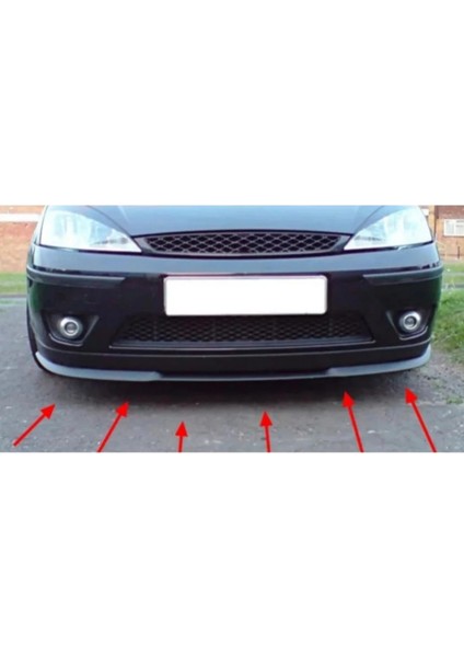 Ford Focus Mk 1 St Uyumlu Evrensel Universal 3 Parça Cupra Kupra Ön Ek Tampon Dili Lip Esnek Karlık modelleri