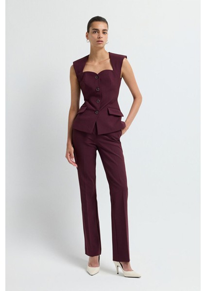 Yandan Cepli Pantolon Murdum 15343070004