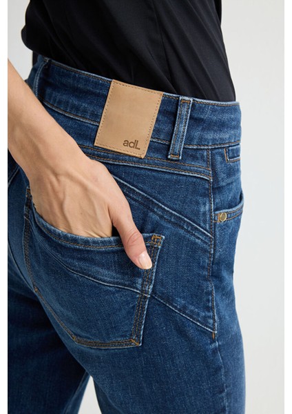 Boru Paça Denim Pantolon Mavi 15345847000 indirimleri