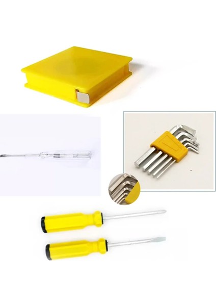 Tam Takım 12 Parça Tamir Seti Tornavida Pense Alyan Metre Falçata Full Set Kontrol Kalemi Dahil Çantalı fırsatları