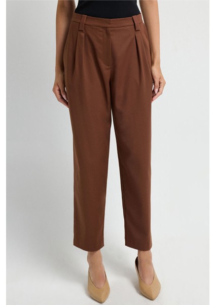 Geniş Paça Gabardin Pantolon A.kahve 15345709000 modelleri